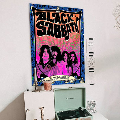 Black Sabbath Tour Reprint Concert Poster Size 24''x36''