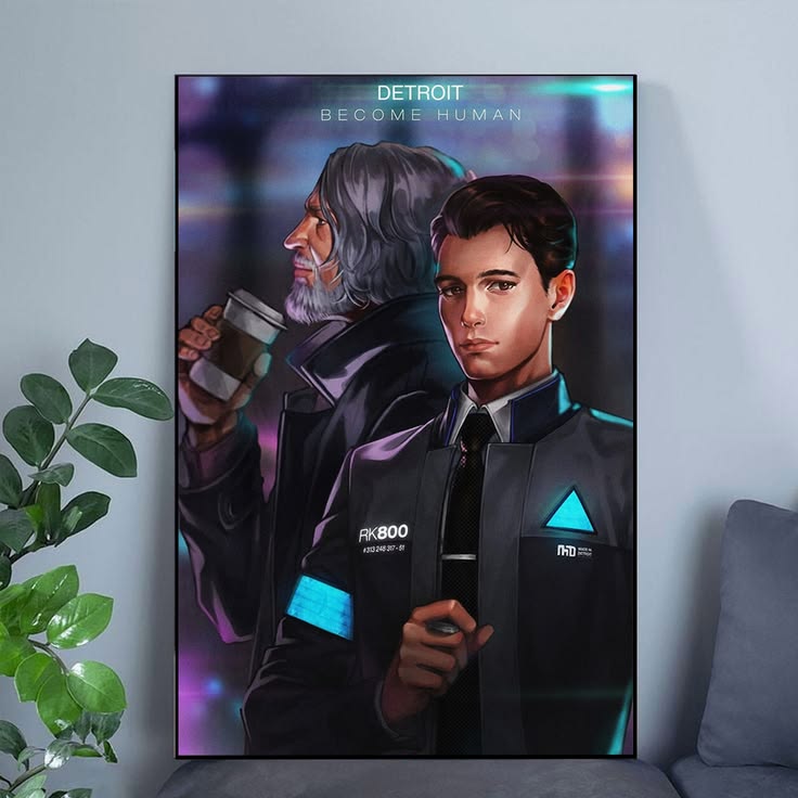 Detroit Become Human Video Game Home Decor Poster Size 24''x36''