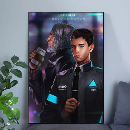 Detroit Become Human Video Game Home Decor Poster Size 24''x36''