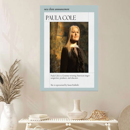 Paula Cole 2026 Poster Size 24''x36''