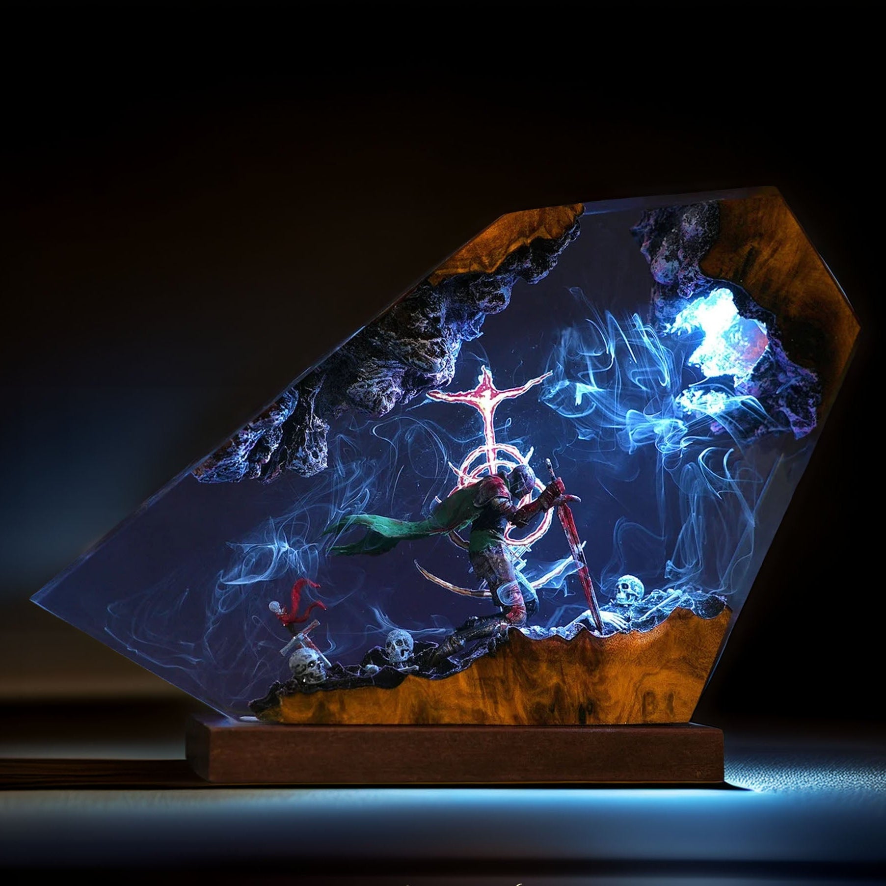Black Beast Death Blade Resin Lamp