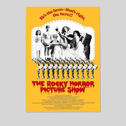 THE ROCKY HORROR PICTURE SHOW Movie POSTER Tim Curry Susan Sarandon Size 24''x36''