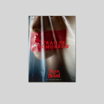 Faces of Death April 2026 Movie Poster Size 24''x36''