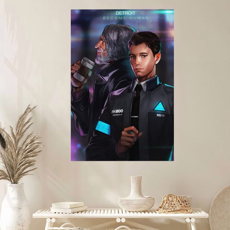 Detroit Become Human Video Game Home Decor Poster Size 24''x36''