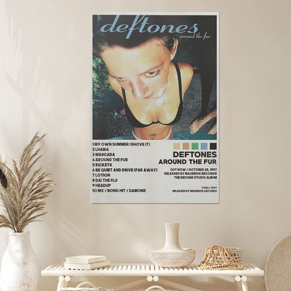 Deftones Around The Fur for Room Aesthetic Wall Art Poster Size 24''x36''
