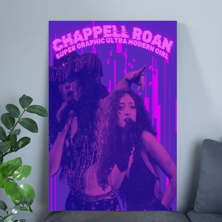 Music Poster Generic Chappell Roan Poster Canvas Posters Room Aesthetic Festival Gift Retro Style - Size 24''x36''