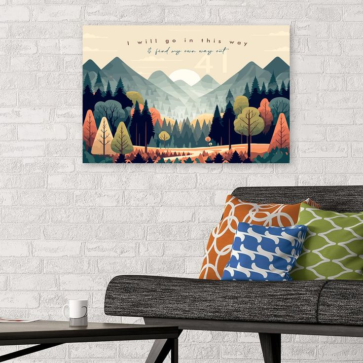 I will go in this way Inspired Art Print Size 24''x36''