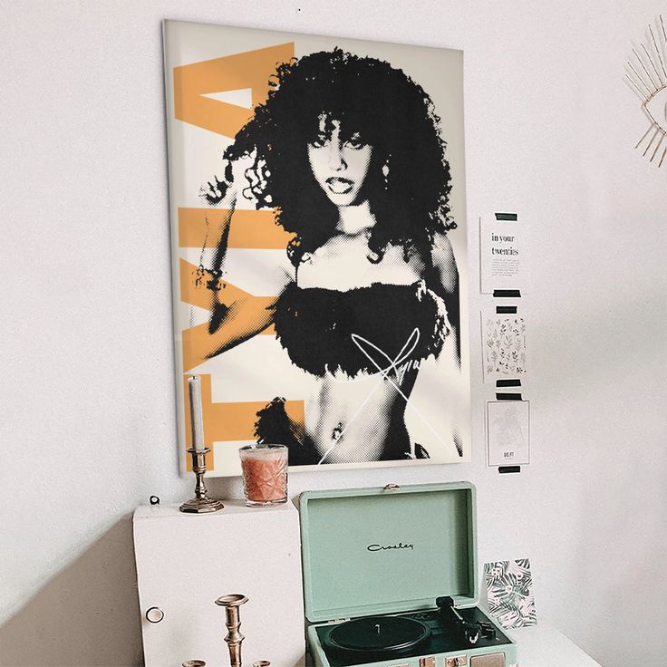 Music Poster - Tyla Singer Poster - Vintage Style - Size 24x36