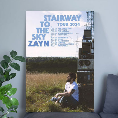 Poster Zayn Malik STAIRWAY TO THE SKY TOUR Size 24''x36''