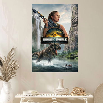 Jurassic World Rebirth Movie Poster Scarlett Johansson Poster Size 24''x36''