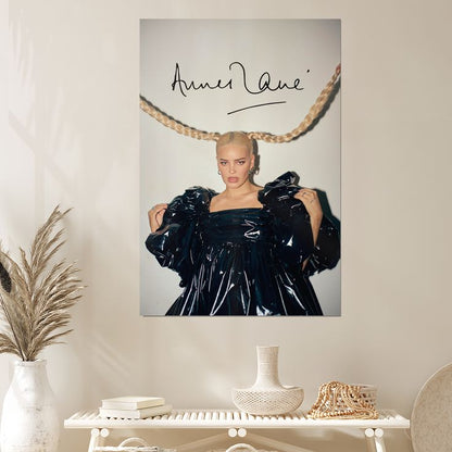 Music Poster - Anne Marie Poster - Vintage Style - Size 24x36