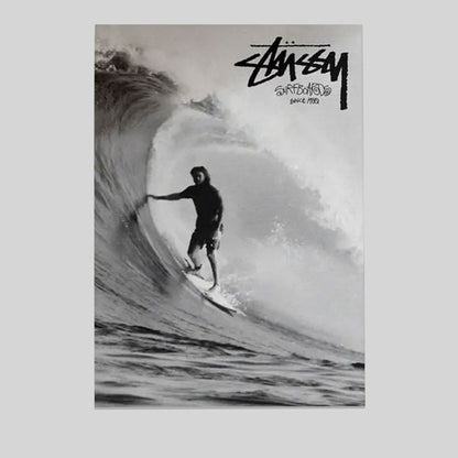 Surfing Poster – Vintage Surf Wall Art Poster Full Size 24''x36''