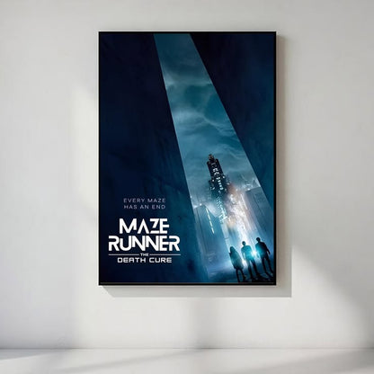 The Maze Runner: The Deatch Cure Poster, Final Chapter, Dystopian Movie Wall Art