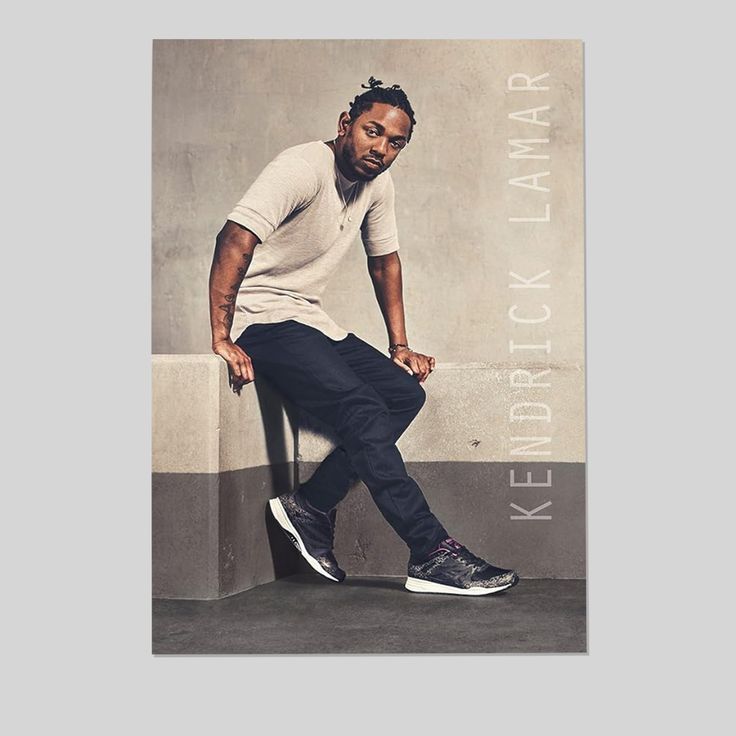 kendrick Lamar Poster Rapper Size 24''x36''