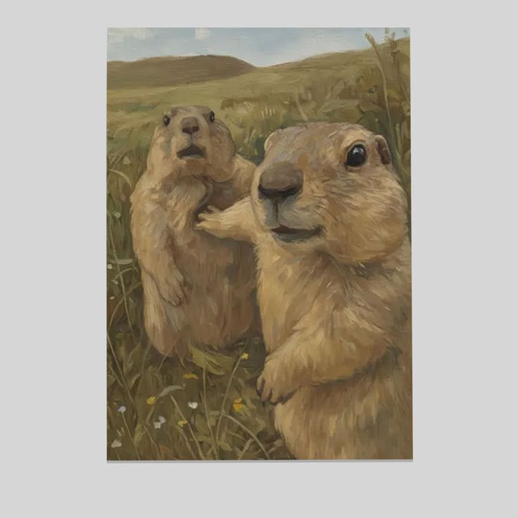 Home Decor- Let Him Cook Art Print, Marmot Poster Size 24''x36''
