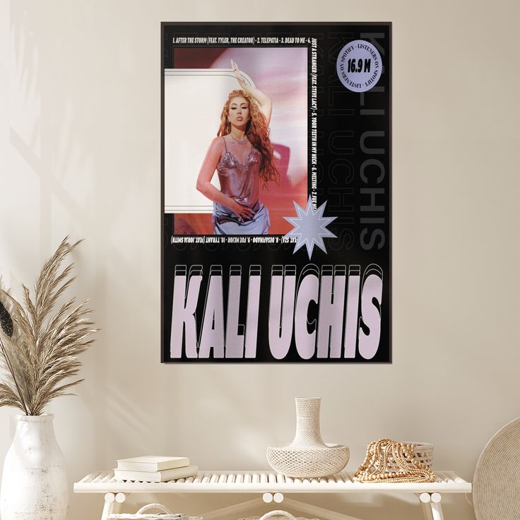 Kali Uchis Music Poster Tour Size 24''x36''