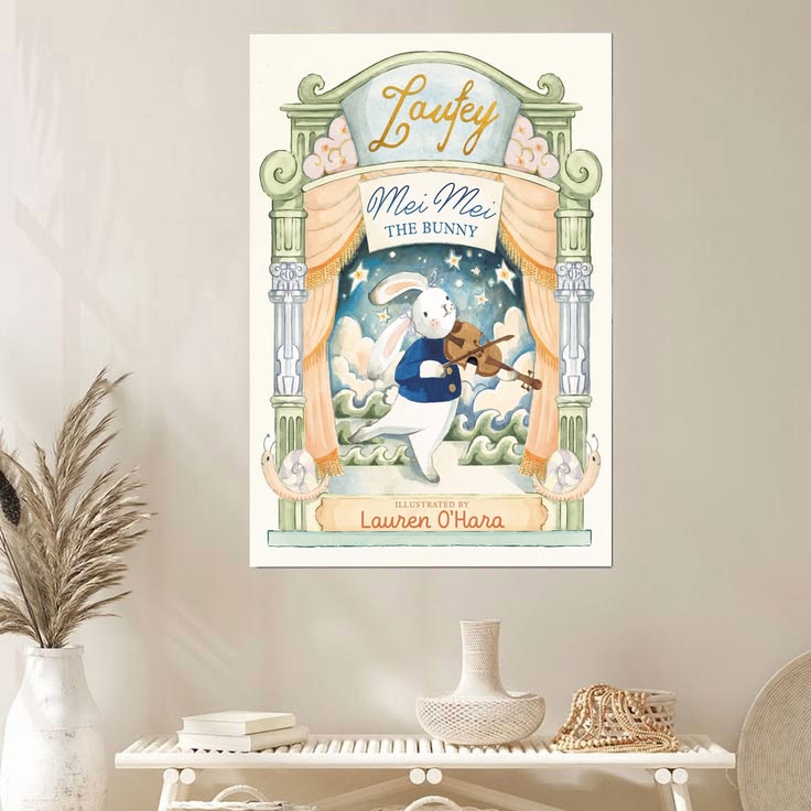 Laufey Mei Mei The Bunny Poster Full Size 24''x36''