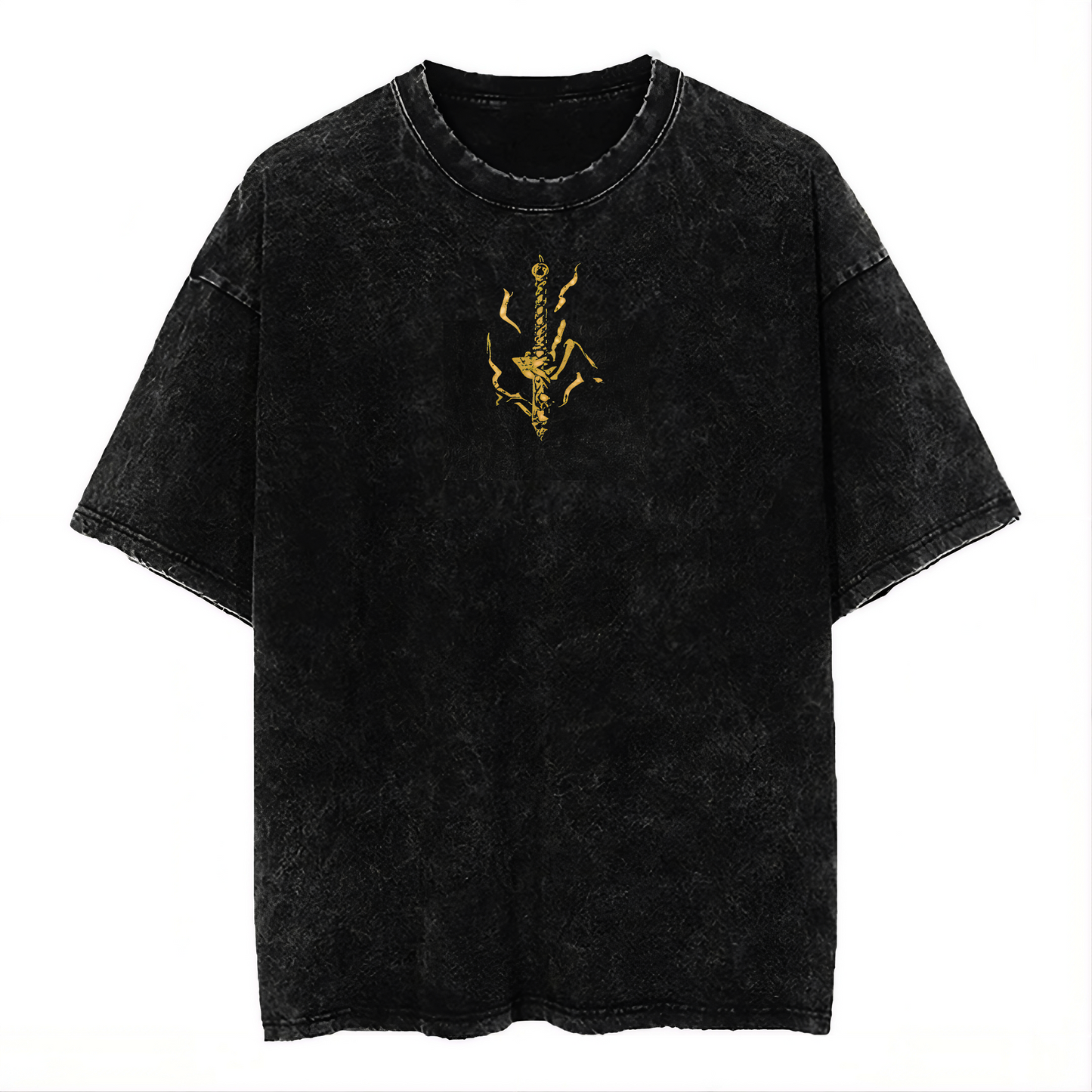 2-SIDED ZENITSU AGATSUMA "THUNDER BREATHING" DEMON SLAYER VINTAGE WASHED TEE