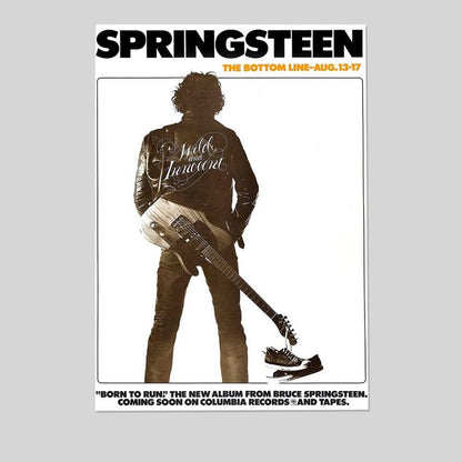 Bruce Springsteen at the Bottom Line - Concert Poster Size 24''x36''