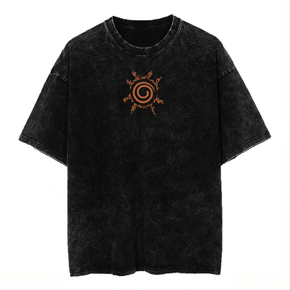 2-SIDED NARUTO KURAMA "NINE-TAILED FOX" VINTAGE WASHED TEE