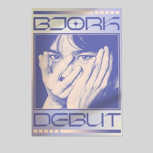 Music Poster - Bjork Poster - Vintage Style - Size 24x36