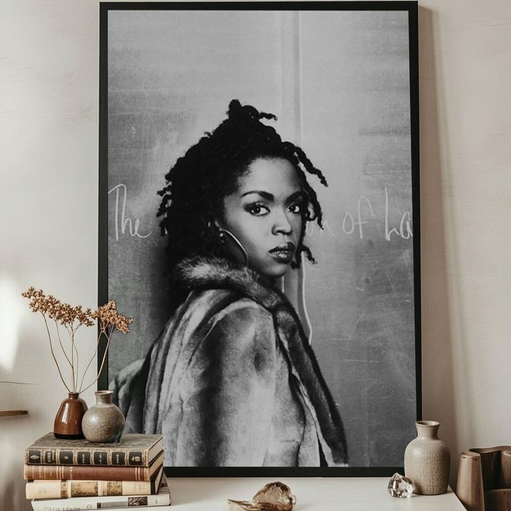 Lauryn Hill Poster Canvas Art Painting Wall Art Picture Print Family bedroom Decor（Not include frame）Size 24''x36''