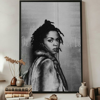 Lauryn Hill Poster Canvas Art Painting Wall Art Picture Print Family bedroom Decor（Not include frame）Size 24''x36''