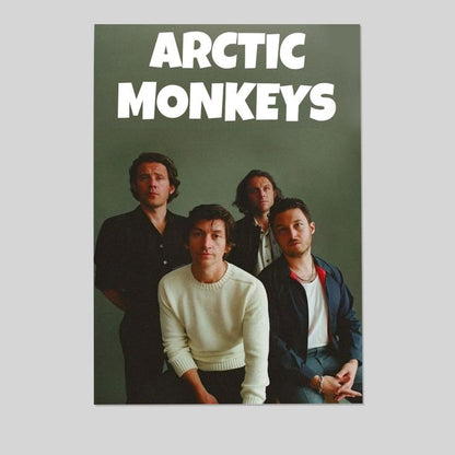 Music Poster- Arctic Monkeys Band Poster - Vintage Style - Size 24x36