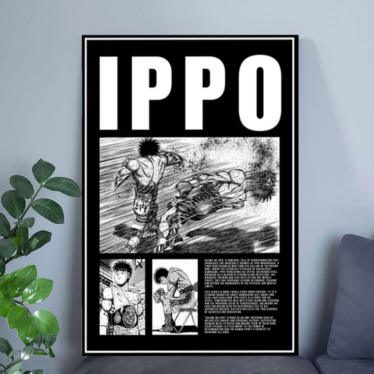 Lucky Shop Hajime No Ippo Poster, Anime Wall Art Poster Full Size 24''x36''