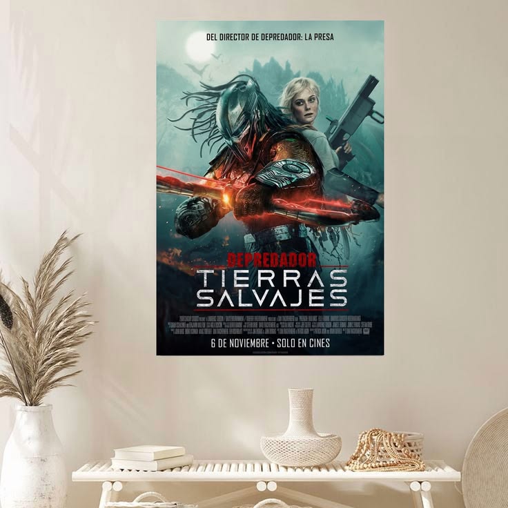 2025 Predator Badlands Movie Poster Elle Fanning First Hunt Poster Size 24''x36''