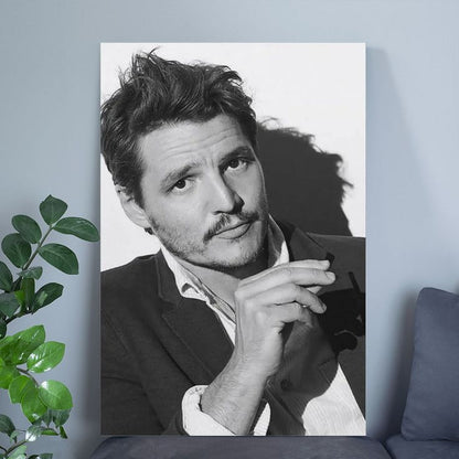 Pedro Pascal Poster Art Wallpaper Daddy Is A State Of Mind Retro Style - Size 24''x36''