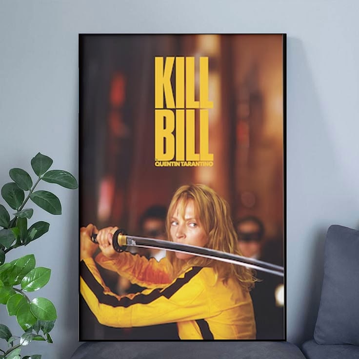 Lucky Shop Kill Bill Poster, Retro Movie Poster Full Size 24''x36''