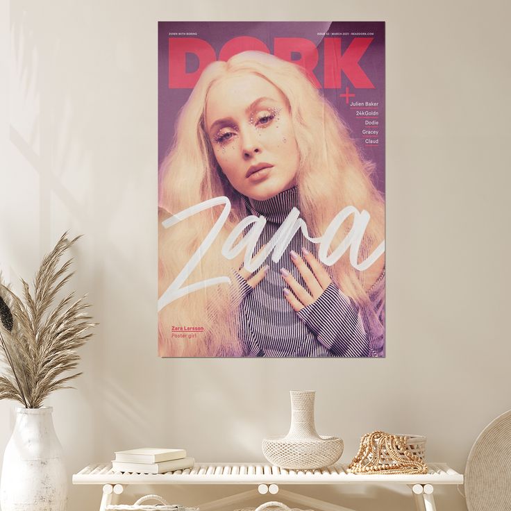 Music Poster - Zara Larsson Poster - Vintage Style - Size 24x36