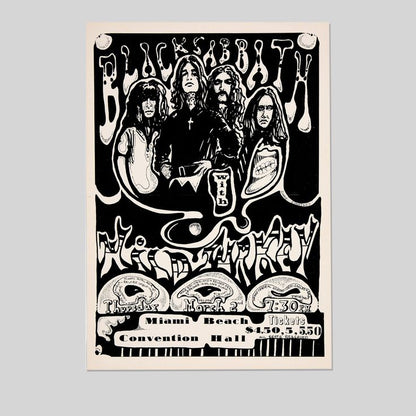 Music Poster- Black Sabbath The Final Show 2025 Poster - Ozzy Osbourne - Vintage Style - Size 24x36