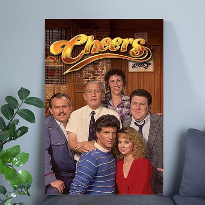 TV Show Poster - Cheers TV Show 1982-1993 Poster- Vintage Style - Size 24x36