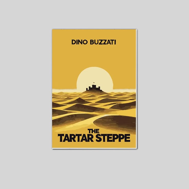 Vintage The Tartar Steppe Wall Art Poster Full Size 24''x36''