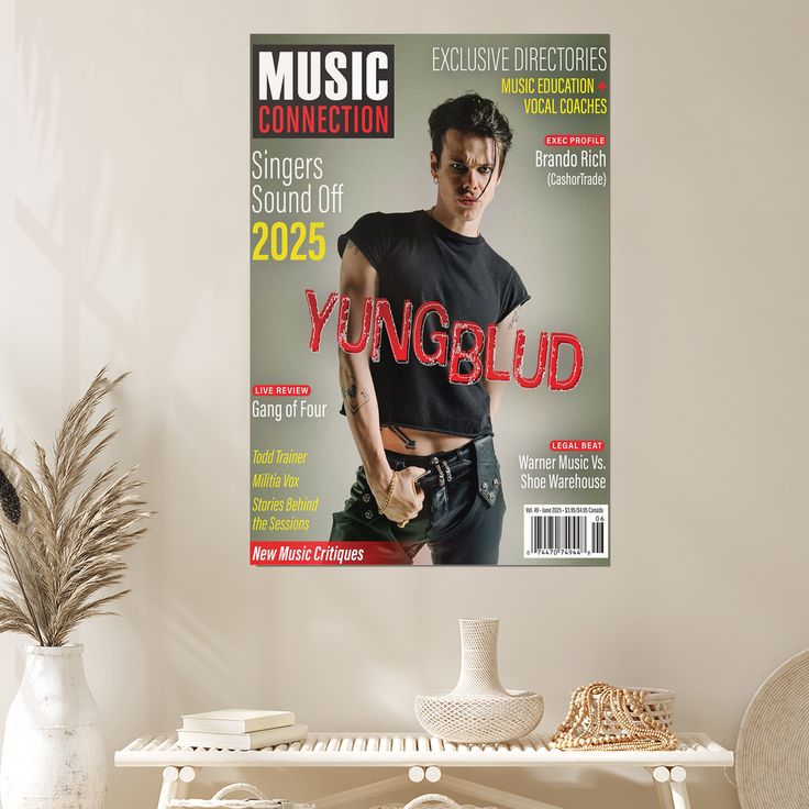 Yungblud cover story for Music Connection magazine Size 24''x36''