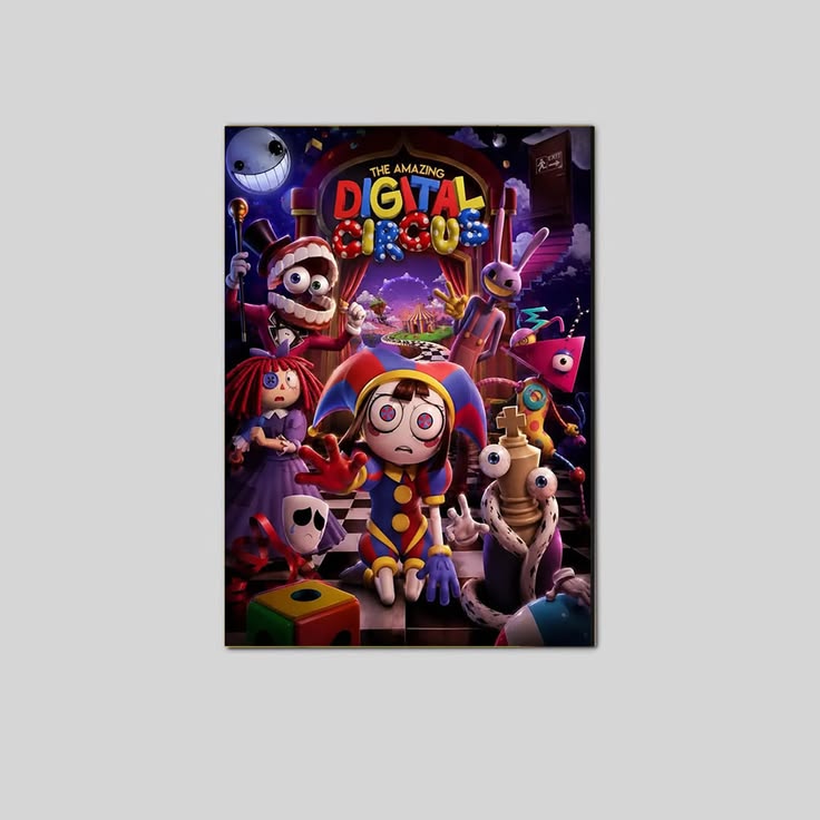The Amazing Digital Circus 4 Poster, Anime Wall Art Decor, Unframed Anime Wall Decor
