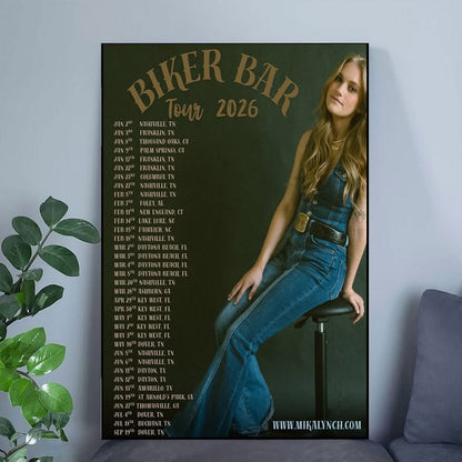 Mika Lynch Biker Bar Tour 2026 Size 24''x36''