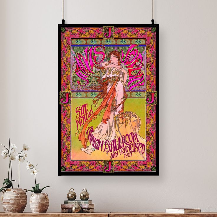 NMR Bob Masse Poster - Janis Joplin/Live in San Francisco Size 24''x36''
