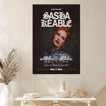 Music Poster Sasha Keable Powerhouse R&B vocalist Size 24''x36''