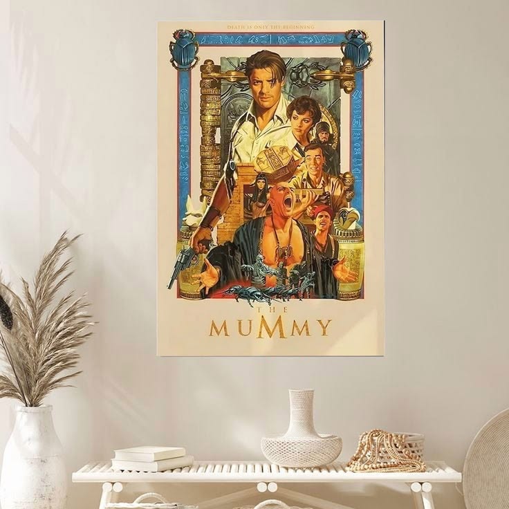 The Mummy 1999 Brendan Fraser Adventure Fantasy Movie Poster Size 24''x36''