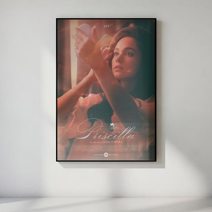 Priscilla A24 Sofia Coppola Movie Film Art Poster