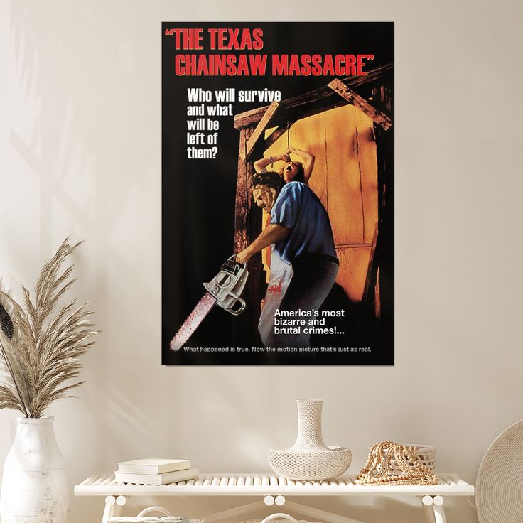 Texas Chainsaw Massacre Poster Perfect Texas Chainsaw Massacre Poster for Room Decor Size 24''x36''