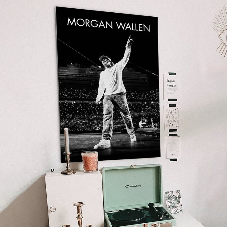 Morgan Wallen Concert Poster - Country Music Wall Art, Fan Gift Size 24''x36''