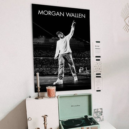 Morgan Wallen Concert Poster - Country Music Wall Art, Fan Gift Size 24''x36''