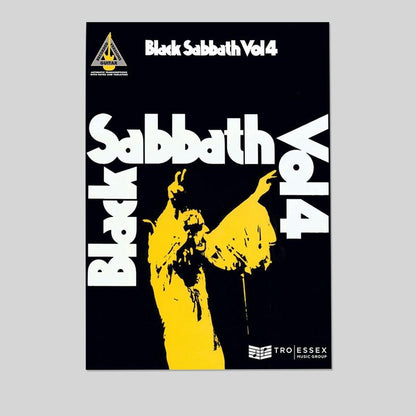 Black Sabbath Vol. 4 Guitar Sheet Music  Guitar Tablature with Note-for-Note Transcriptions from the 1972 Album Size 24''x36''