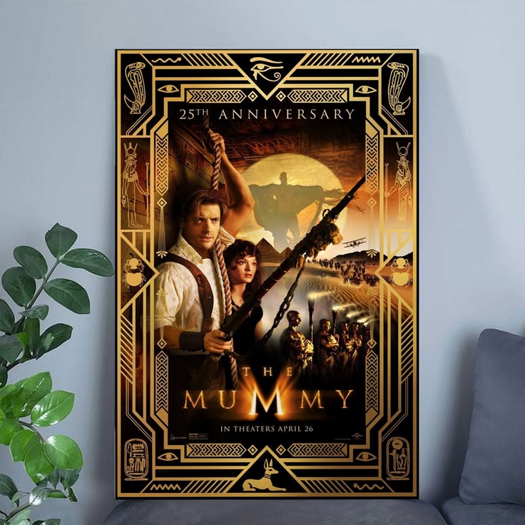 1999 The Mummy 25th Anniversary Movie Poster Poster Size 24''x36''