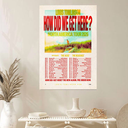 The Beaches How Did We Get Here North America Tour 2026 Size 24''x36''