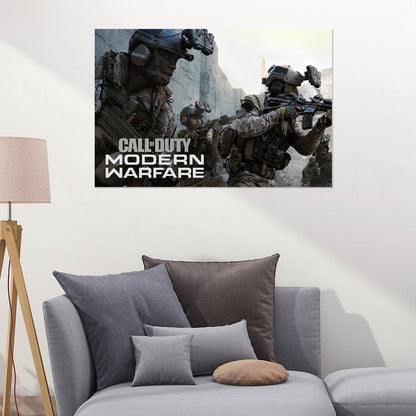 Call of Duty: Modern Warfare - Campaign Wall Poster Retro Style - Size 24''x36''